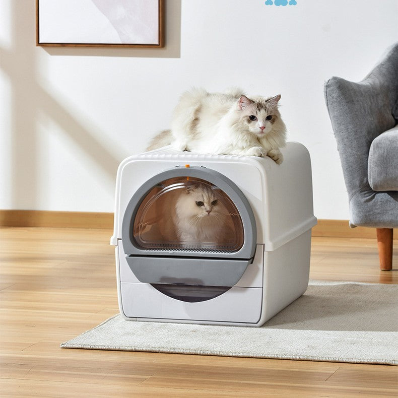 Bồn vệ sinh cho mèo bán tự động khử mùi Pet