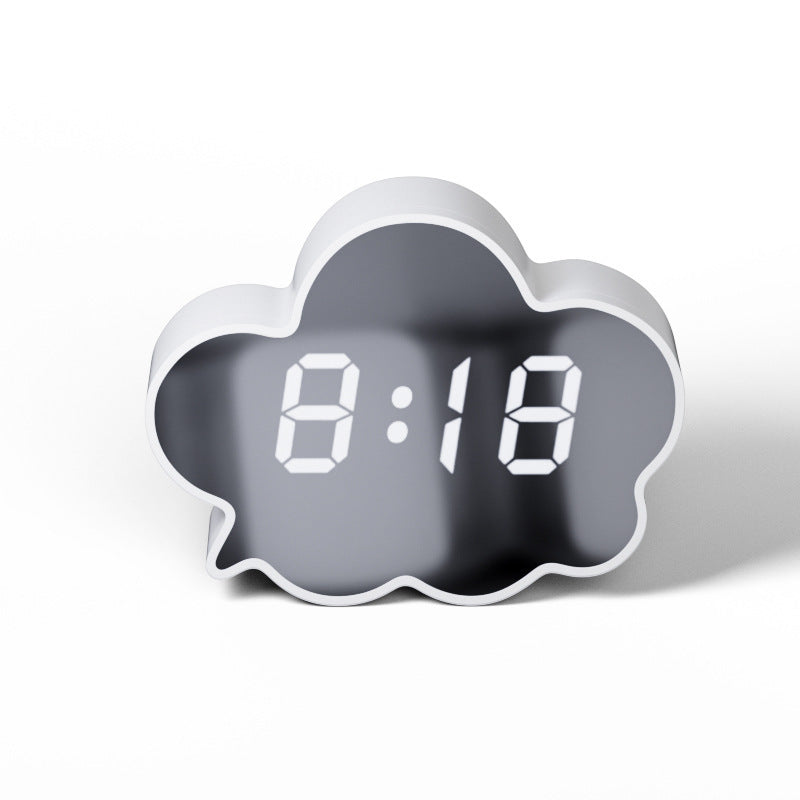 Cloud Mirror Clock Intelligent Voice-controlled Induction Alarm Clock