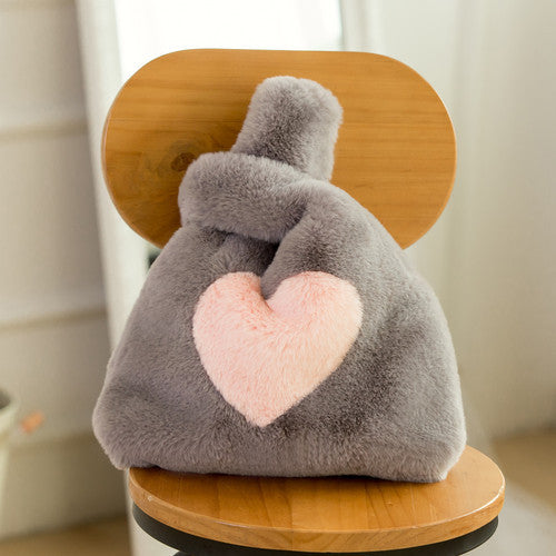 Furry Bag, Fur Clutch Bag, Rabbit Fur Clutch Bag, Female Bag - Online Shop AU.com