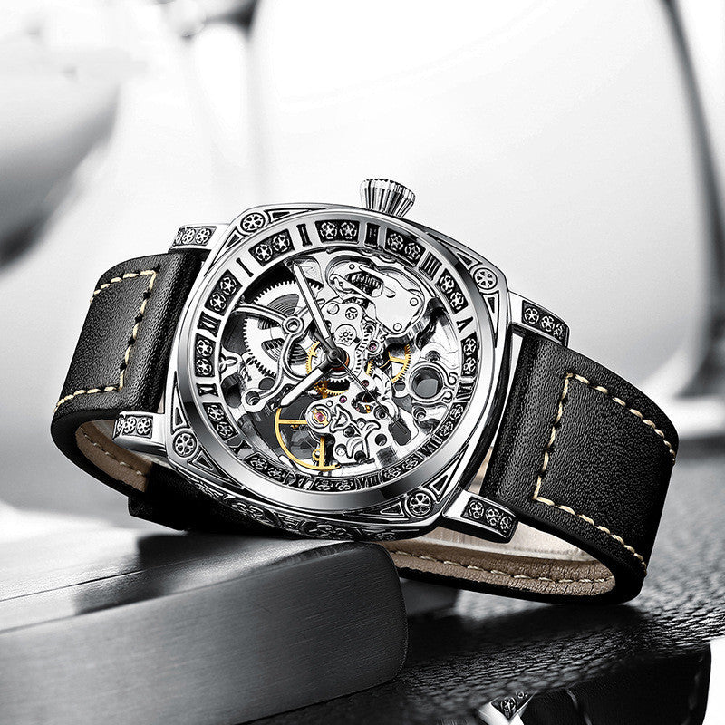 Luminous Fashion Leather Men's Watch - Online Shop AU.com