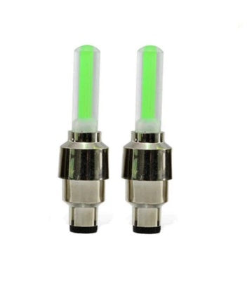 Neon Lights Tyre Wheel Valve Cap Light LED Car Tire Valve Caps Air Cover Tire Rim Valve Wheel Stem Cap Bike Light - Online Shop AU.com