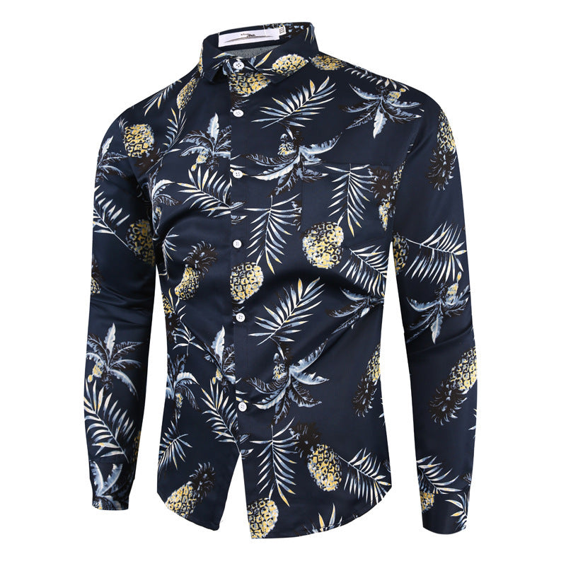 Hawaiian Men's Long Sleeve Shirt Men's Shirt - Online Shop AU.com