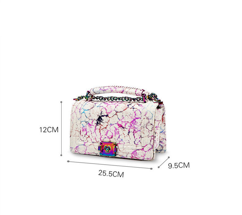 Colorful Print Bag Small Fragrance Bag Messenger Bag - Online Shop AU.com
