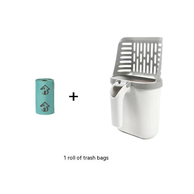 Cat Litter Scoop Plastic Integrated Combination