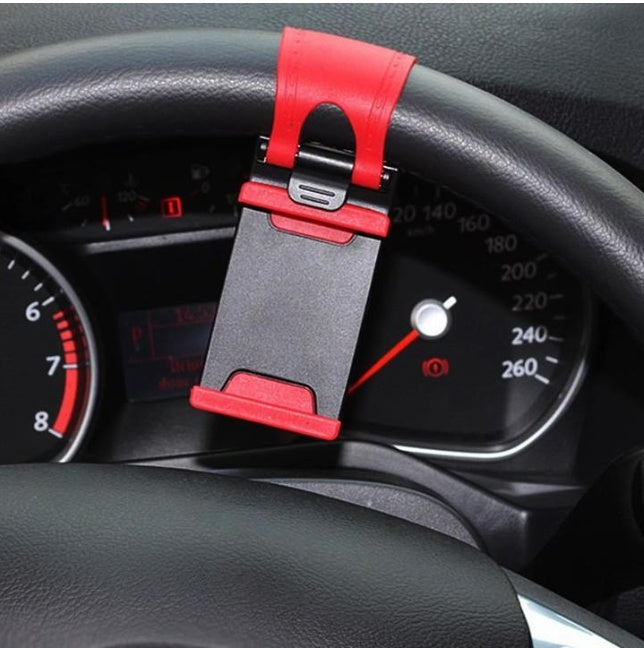 Car Steering Wheel Phone Clip Mount Holder Universal Bike Auto Camera GPS Stand Bracket For Phone - Online Shop AU.com