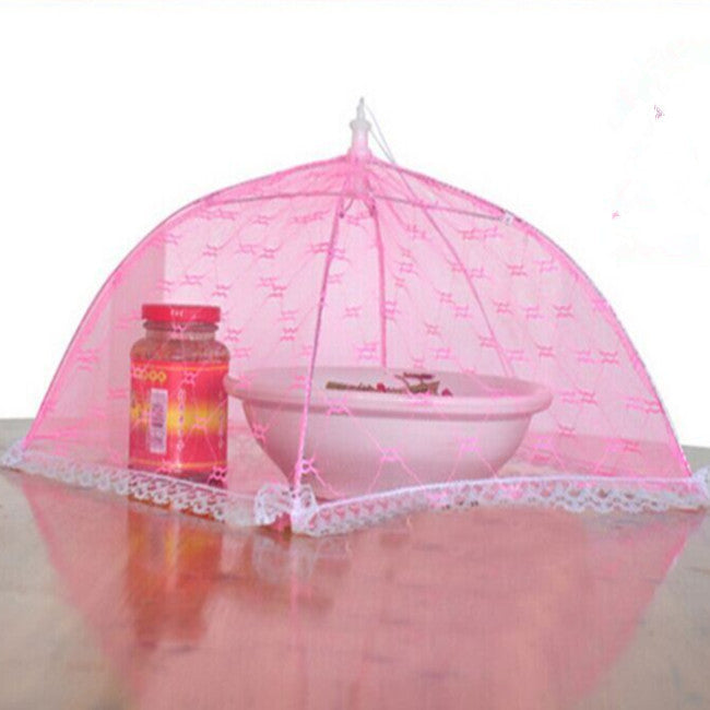 Lace Mesh Food Cover, Large Size Food Cover, Food Cover, Foldable Umbrella, Fly Cover