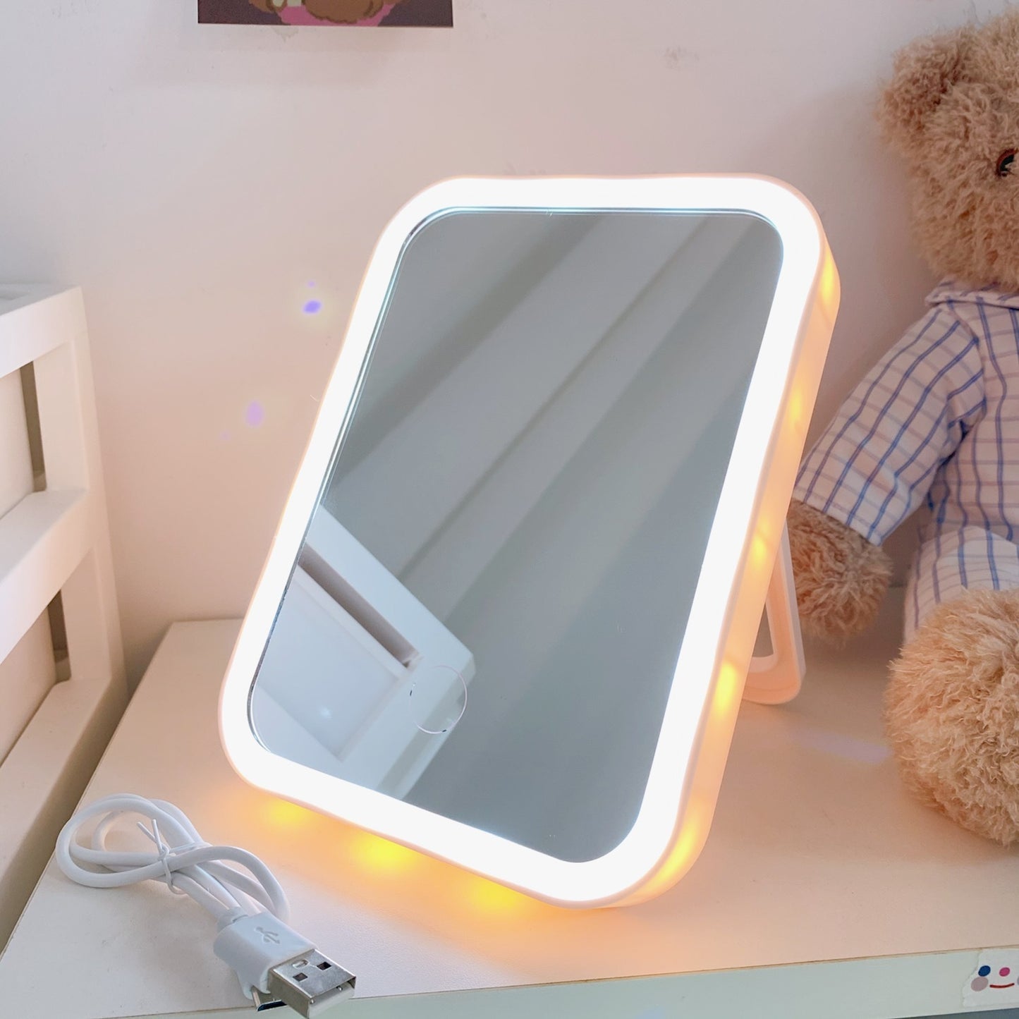 Desktop Desktop Vanity Mirror LED Vanity Mirror Portable Vanity Mirror - Online Shop AU.com