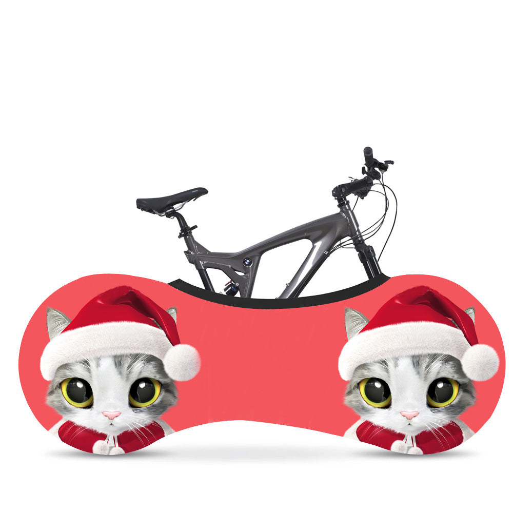 Cartoon Pattern Stretch Bike Dust Cover