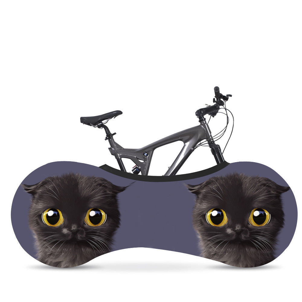 Cartoon Pattern Stretch Bike Dust Cover