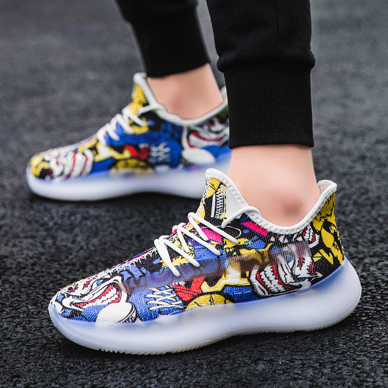 Boys Sports Single Shoes Trend Boy's Shoes Breathable Casual Running Shoes
