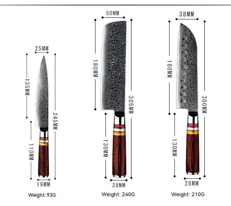 Household Chef Knife AUS10 Steel