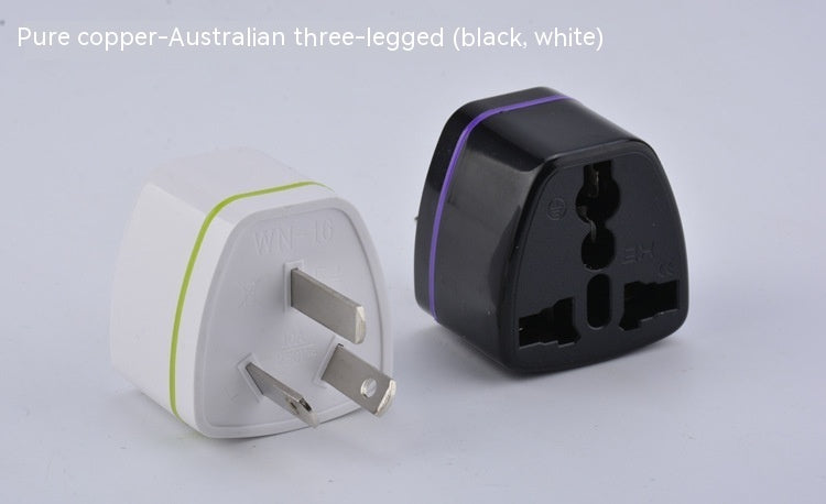 Pure Copper Global Travel British Standard European Standard Adapter American Standard To Australian Standard To German Standard Conversion Plug