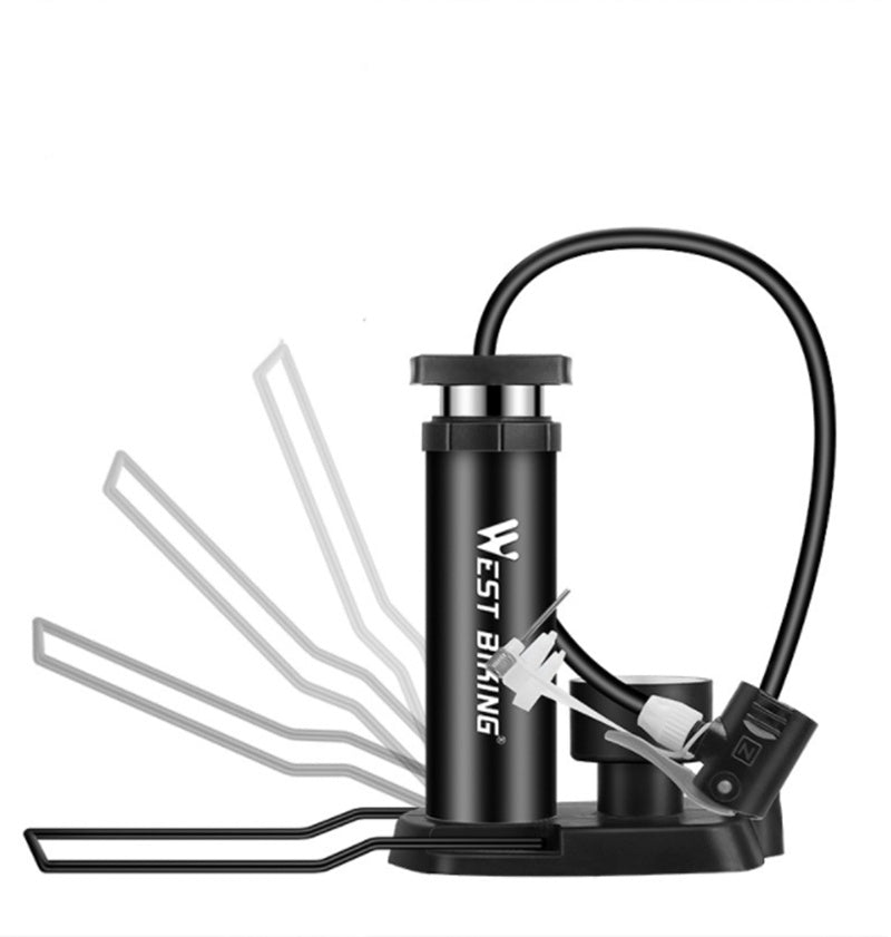 Bicycle foot pump mountain bike pump
