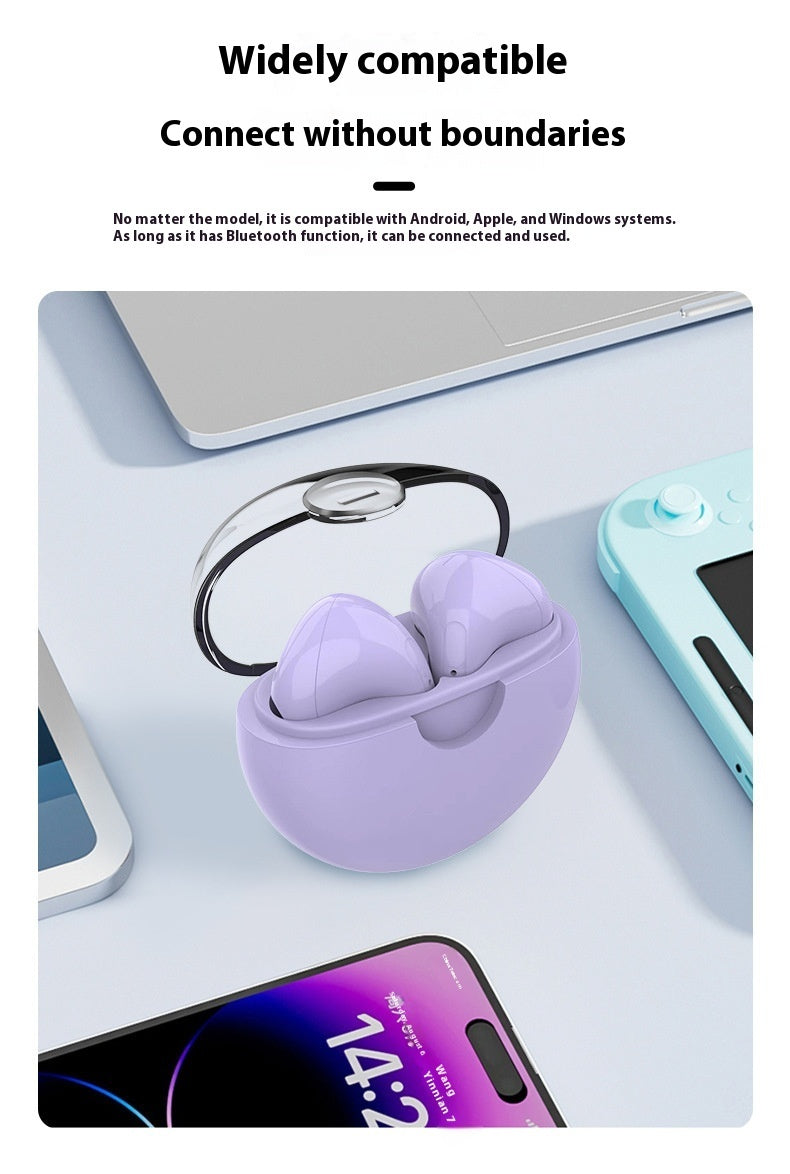 Bluetooth Headset Transparency Cover Binaural Noise-canceling Stereo Sound