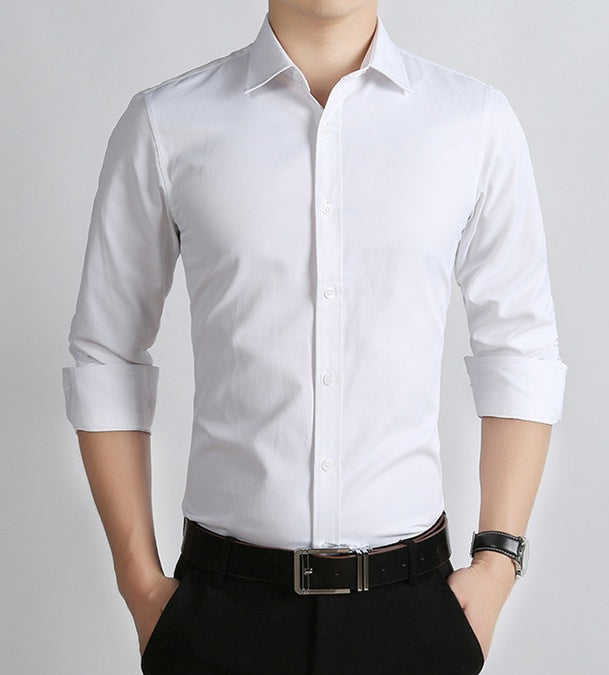 In the spring and Autumn period, the groom married the long sleeved shirt, the Korean gentleman's thin shirt, the business suit, the best man's shirt - Online Shop AU.com