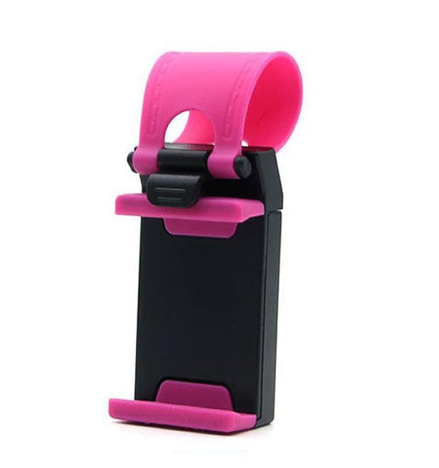Car Steering Wheel Phone Clip Mount Holder Universal Bike Auto Camera GPS Stand Bracket For Phone - Online Shop AU.com