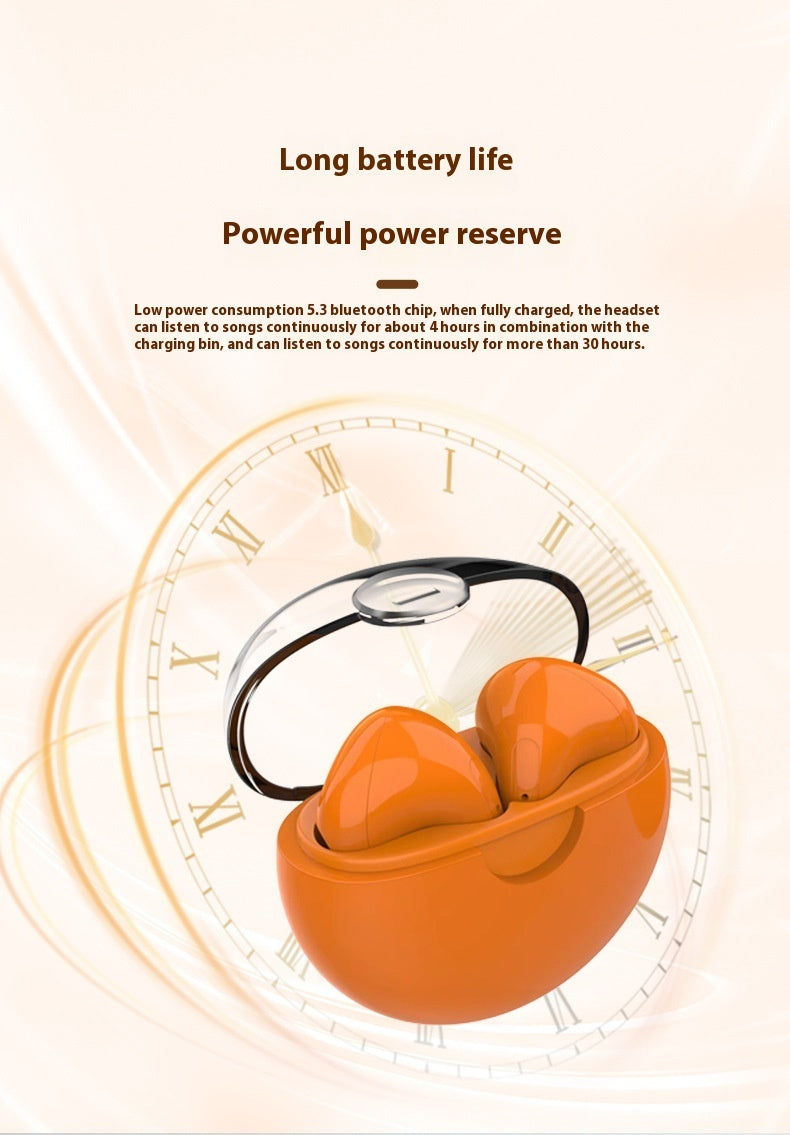 Bluetooth Headset Transparency Cover Binaural Noise-canceling Stereo Sound