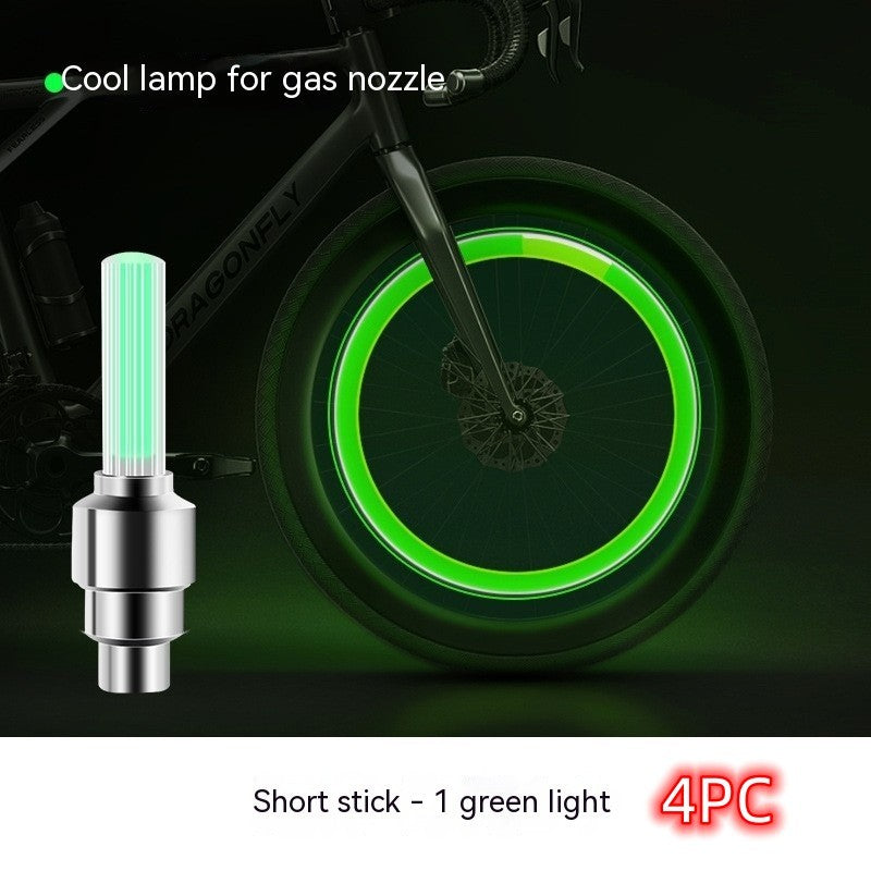 Neon Lights Tyre Wheel Valve Cap Light LED Car Tire Valve Caps Air Cover Tire Rim Valve Wheel Stem Cap Bike Light - Online Shop AU.com