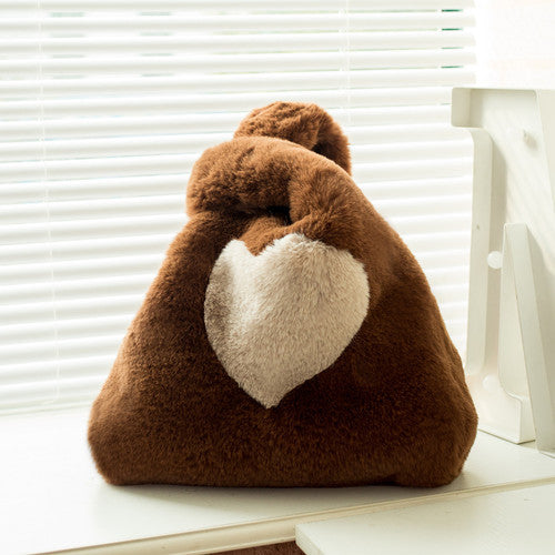 Furry Bag, Fur Clutch Bag, Rabbit Fur Clutch Bag, Female Bag - Online Shop AU.com