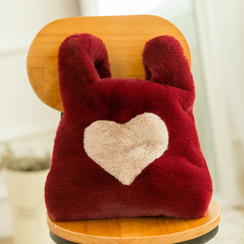 Furry Bag, Fur Clutch Bag, Rabbit Fur Clutch Bag, Female Bag - Online Shop AU.com