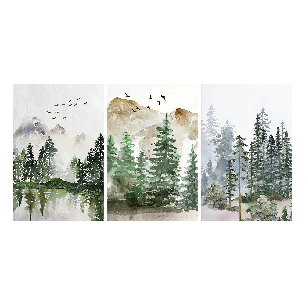 Three-piece Painting HD Inkjet Canvas Frameless Core