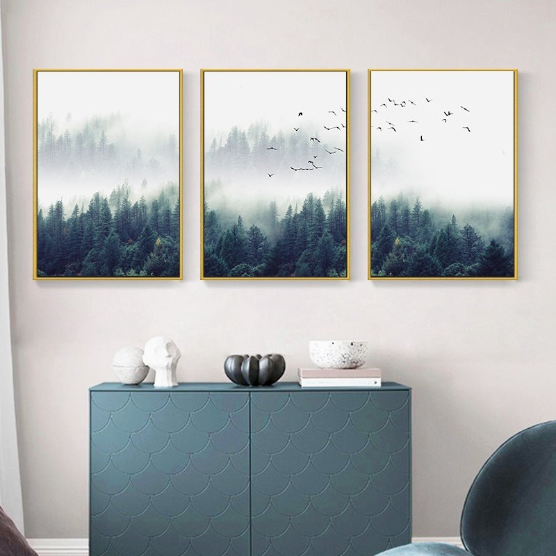 Three-piece Painting HD Inkjet Canvas Frameless Core