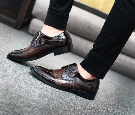 Autumn men's pointed business dress shoes leather men's shoes single shoes shoes men
