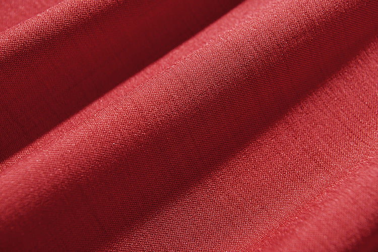 Roman Holiday Retro Temperament A- Line Umbrella Skirt Mid-length