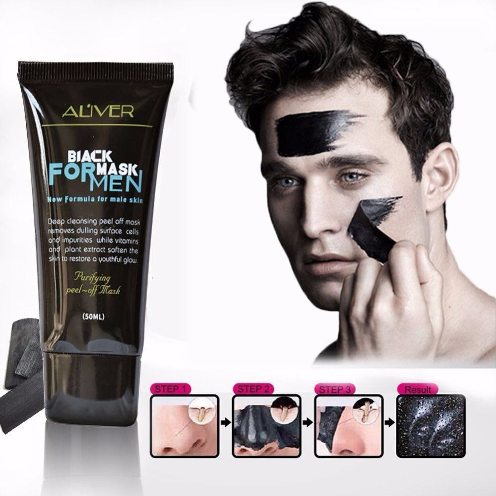 New fashion high quality Men Peel Off Mask Remove Blackhead Facial Cleansing Mask