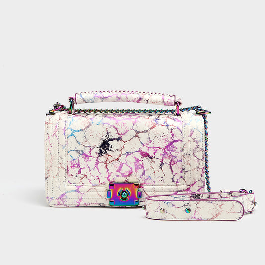 Colorful Print Bag Small Fragrance Bag Messenger Bag - Online Shop AU.com