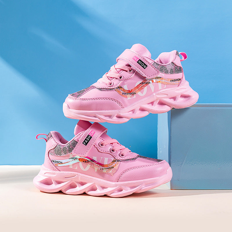 Style Trendy Shoes Girls Girls Shoes Children's Sports Shoes