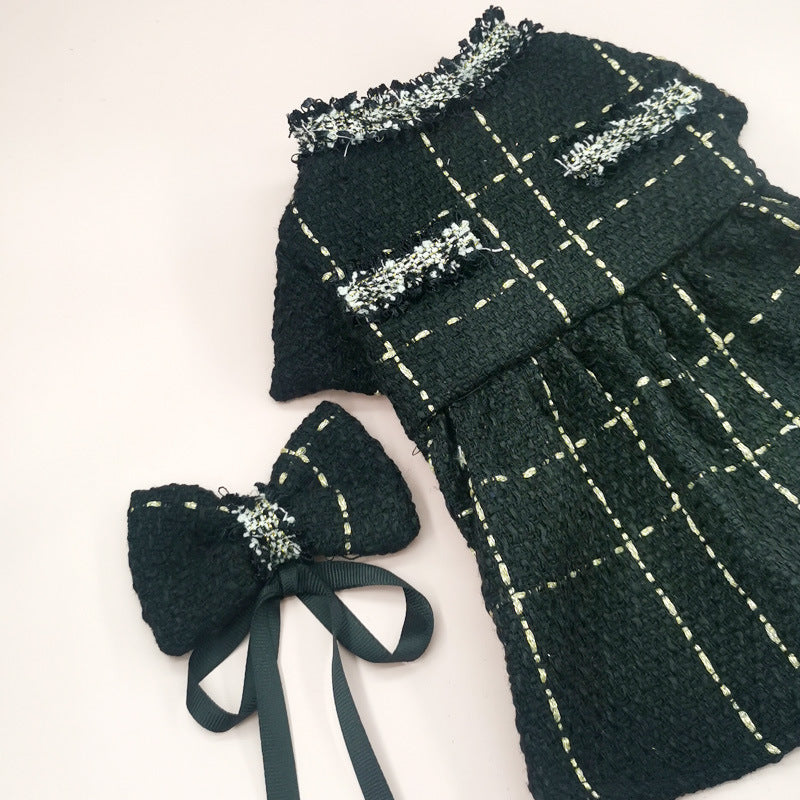 Cat Accessories Classic Style Matching Hat Coat Skirt