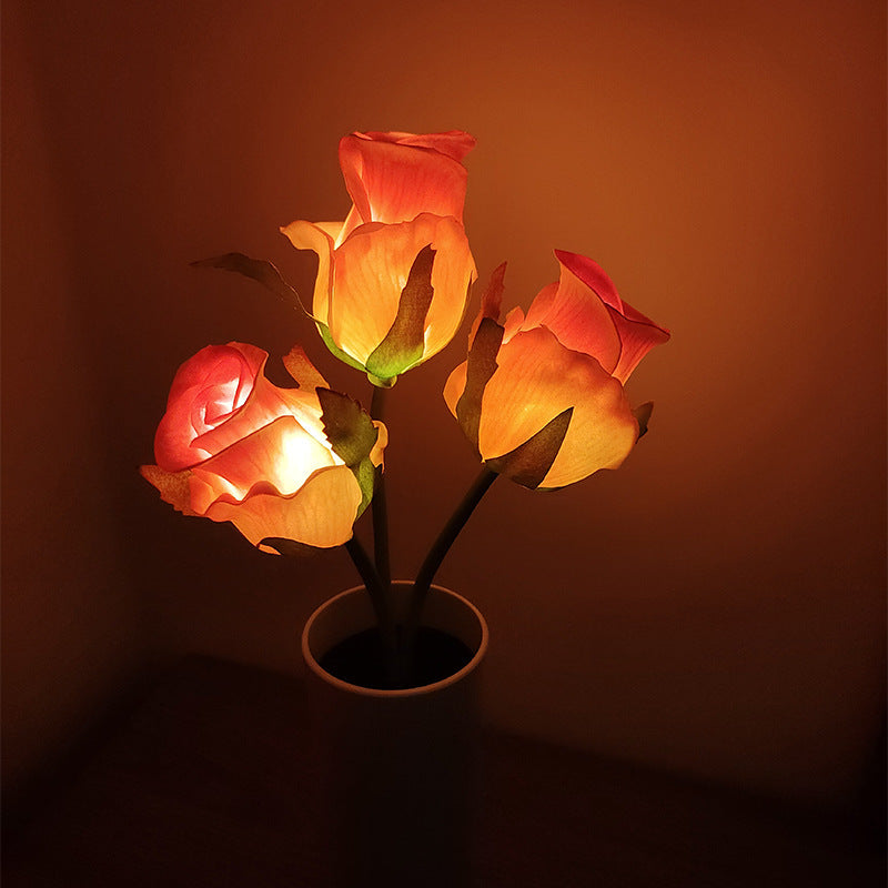 Home Landscape Decorative Rose Pot Lights