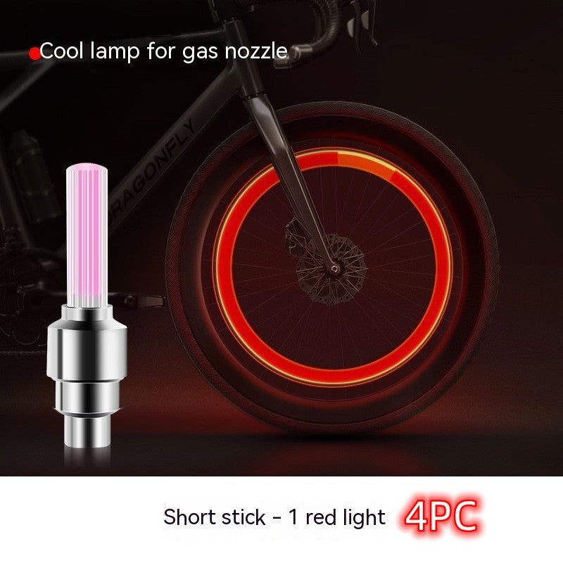Neon Lights Tyre Wheel Valve Cap Light LED Car Tire Valve Caps Air Cover Tire Rim Valve Wheel Stem Cap Bike Light - Online Shop AU.com