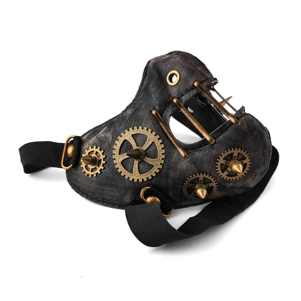Mask Steampunk gear mask Halloween mask