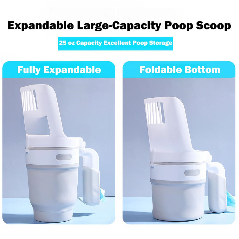 Cat Litter Shovel Scoop With Refill Bags Large Cat Litter Box Self Cleaning Cat Waste Bin