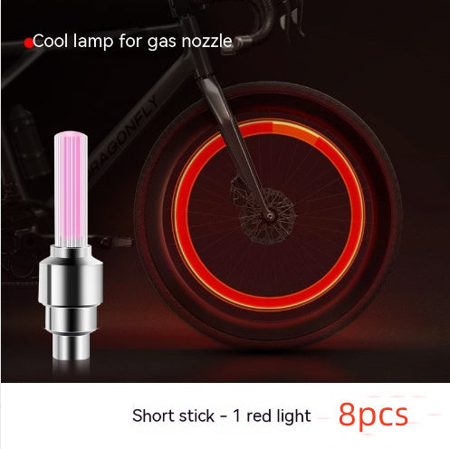 Neon Lights Tyre Wheel Valve Cap Light LED Car Tire Valve Caps Air Cover Tire Rim Valve Wheel Stem Cap Bike Light - Online Shop AU.com