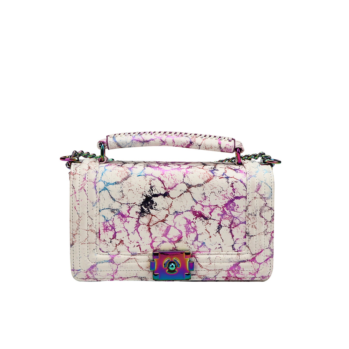Colorful Print Bag Small Fragrance Bag Messenger Bag - Online Shop AU.com