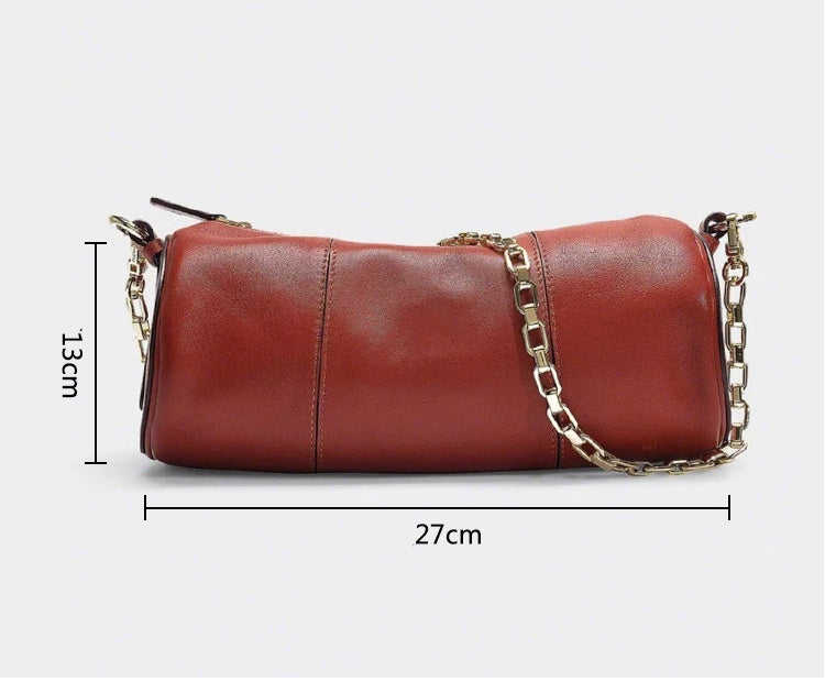 Chain Bag Cylinder Bag  Shoulder Diagonal Pillow Bag - Online Shop AU.com