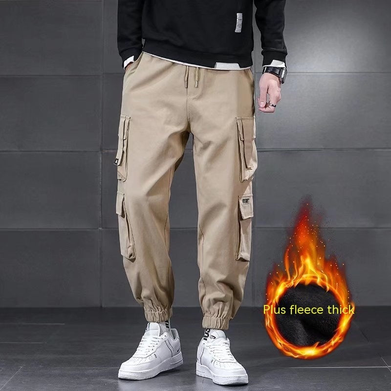 Multi-pocket Cargo Pants Men's Plus Size Loose Casual Pants - Online Shop AU.com