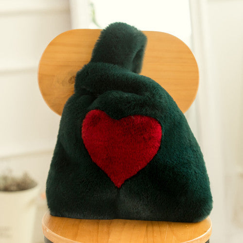 Furry Bag, Fur Clutch Bag, Rabbit Fur Clutch Bag, Female Bag - Online Shop AU.com