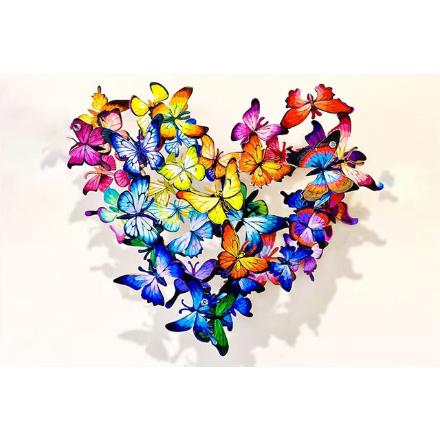Butterfly Canvas Spray Painting Hanging Picture Rimless Picture