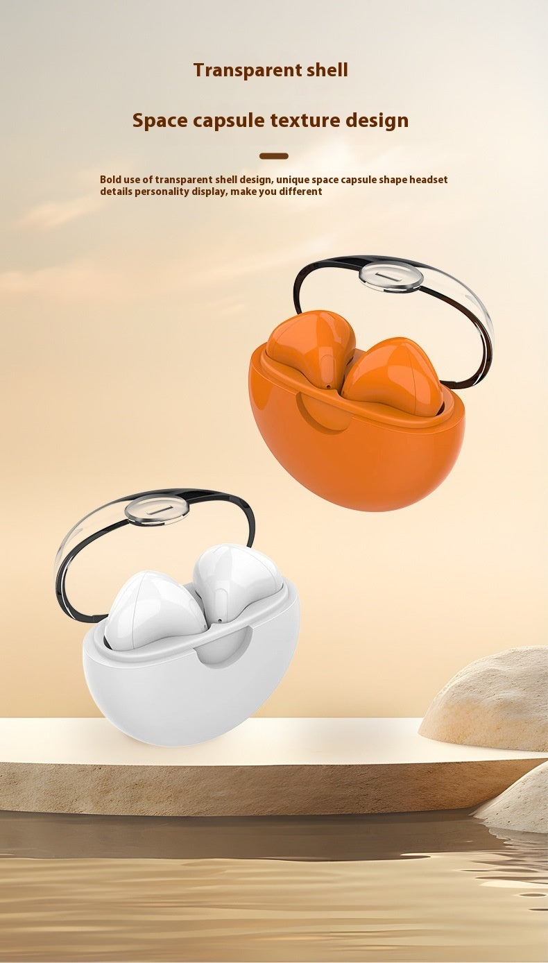 Bluetooth Headset Transparency Cover Binaural Noise-canceling Stereo Sound