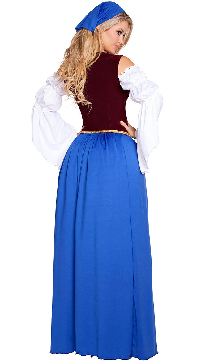 European Halloween Costume German Beer Festival Costume Bavarian National Performance Costume