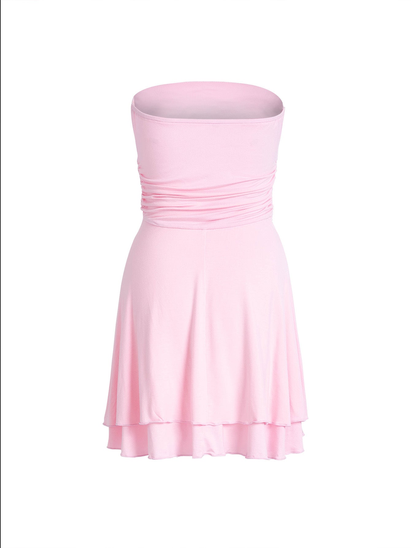 Y2K Tube-top Short Dress Summer Sexy Pleated Tight Dresses For Womens Clothing - Online Shop AU.com