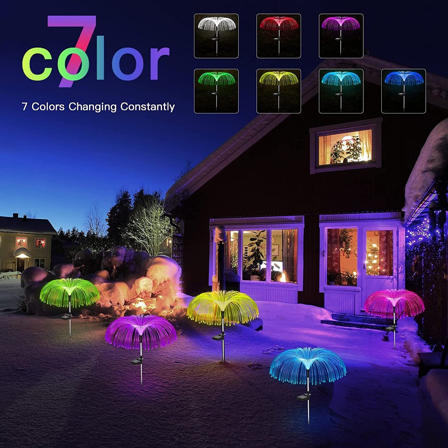 Luminous Charging And Plug-in Lawn And Garden Decorative Lights