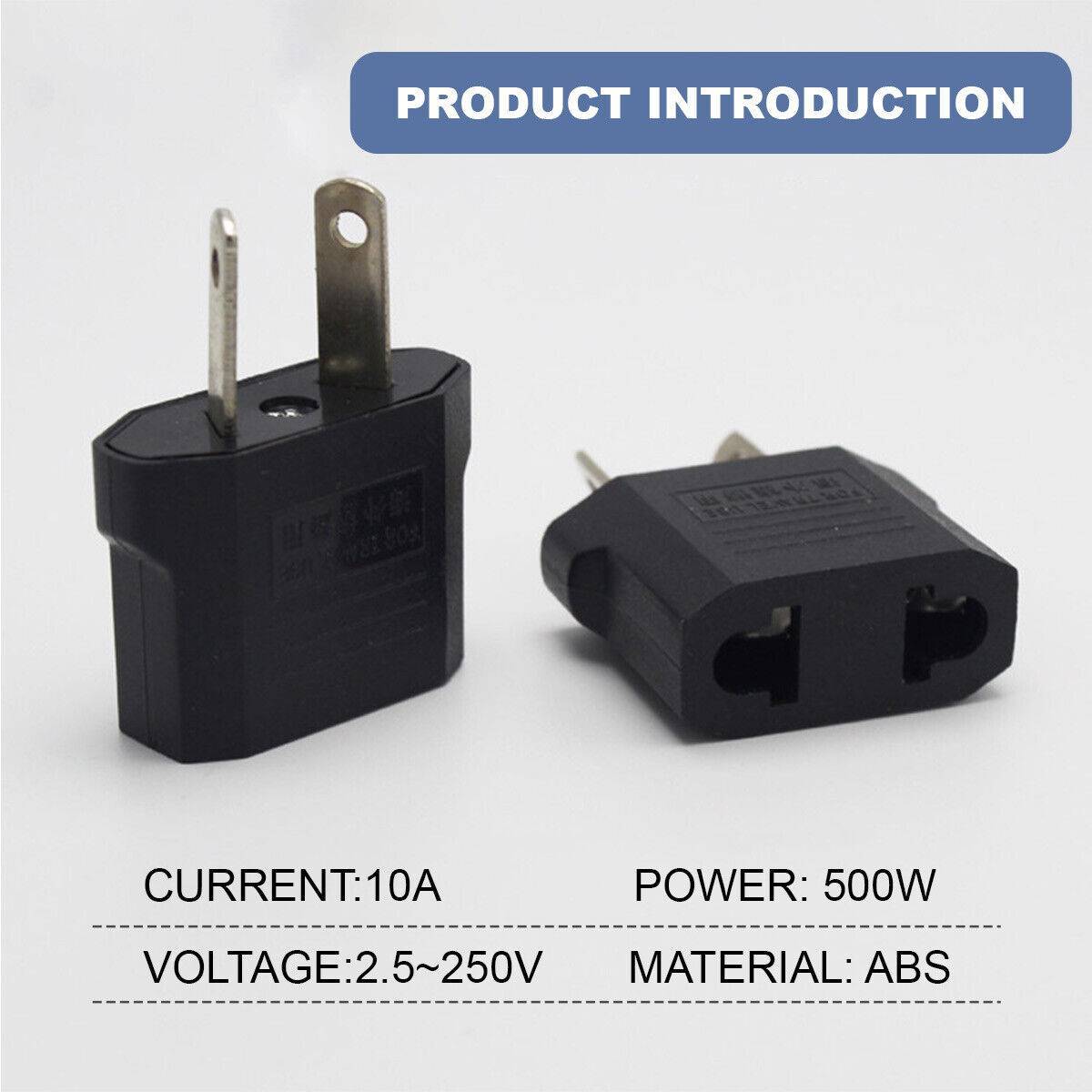 2x US Travel Adapter To Australia AC Power Plug