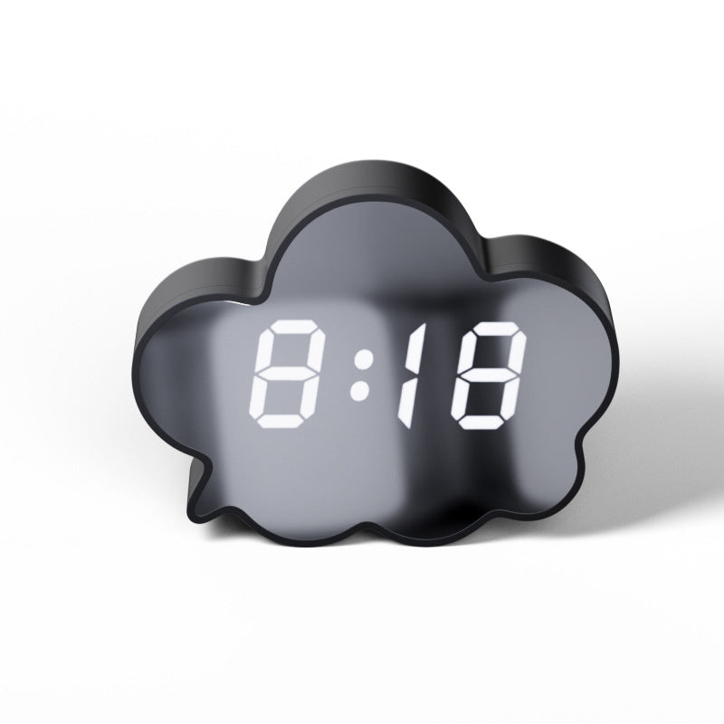 Cloud Mirror Clock Intelligent Voice-controlled Induction Alarm Clock