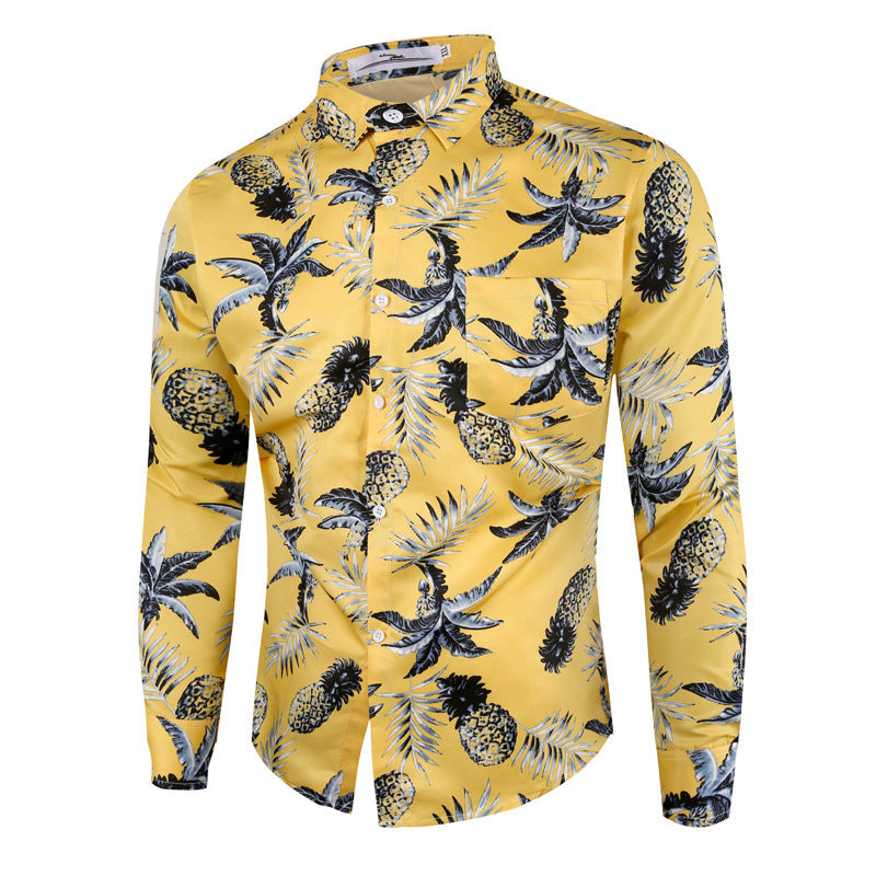 Hawaiian Men's Long Sleeve Shirt Men's Shirt - Online Shop AU.com