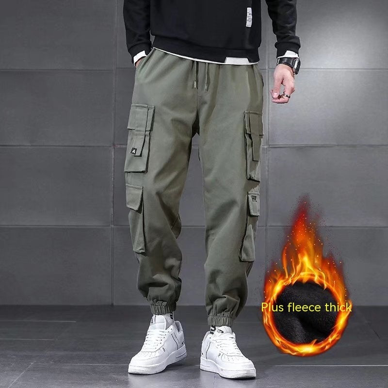 Multi-pocket Cargo Pants Men's Plus Size Loose Casual Pants - Online Shop AU.com